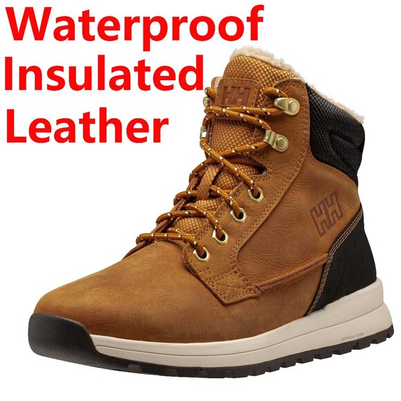 Brand New HELLY HANSEN Men's KELVIN LX BOOTS - Insulated, Waterproof, Leather - Picture 1 of 5